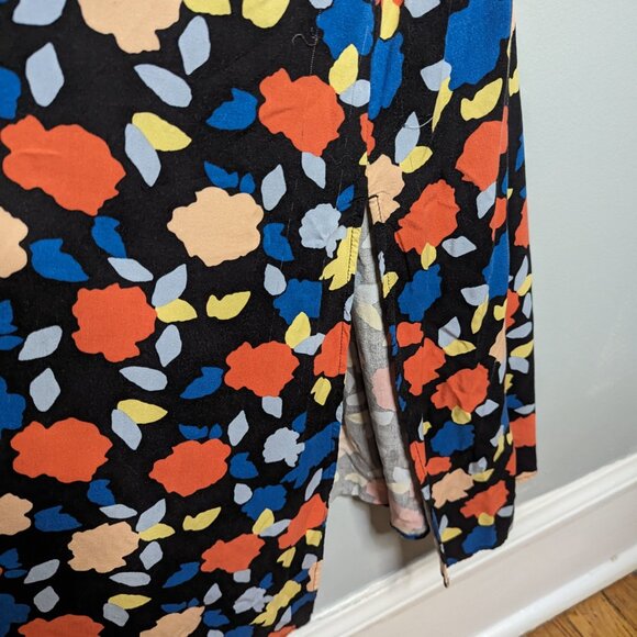 41 Hawthorn Dress Womens 2X Floral Smocked Maxi Pockets Sleeveless Multicolored - Picture 2 of 6